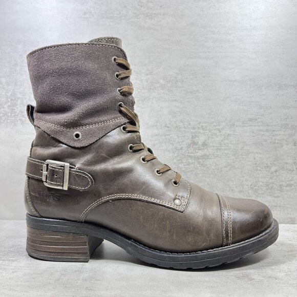 Taos Crave Leather Boots - Women's Size 41 EU / 10-10.5 US - Brown - Picture 4 of 10